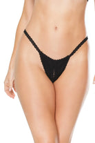 Coquette 22137 Scalloped Crotchless Thong