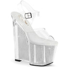 Pleaser Amaze-808SRS Ankle Strap Sandal W/RS Filled Platform