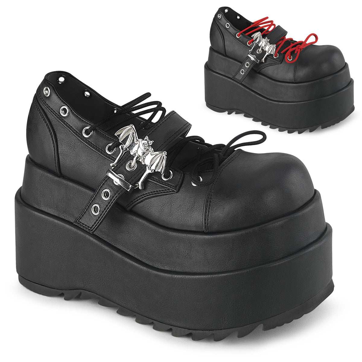 Demonia Bear-23 Cage Style Maryjane Platform