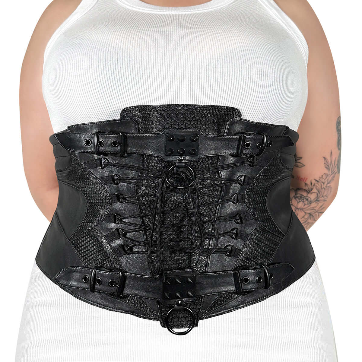 Demonia DA-310 Faux Leather Waist Cincher