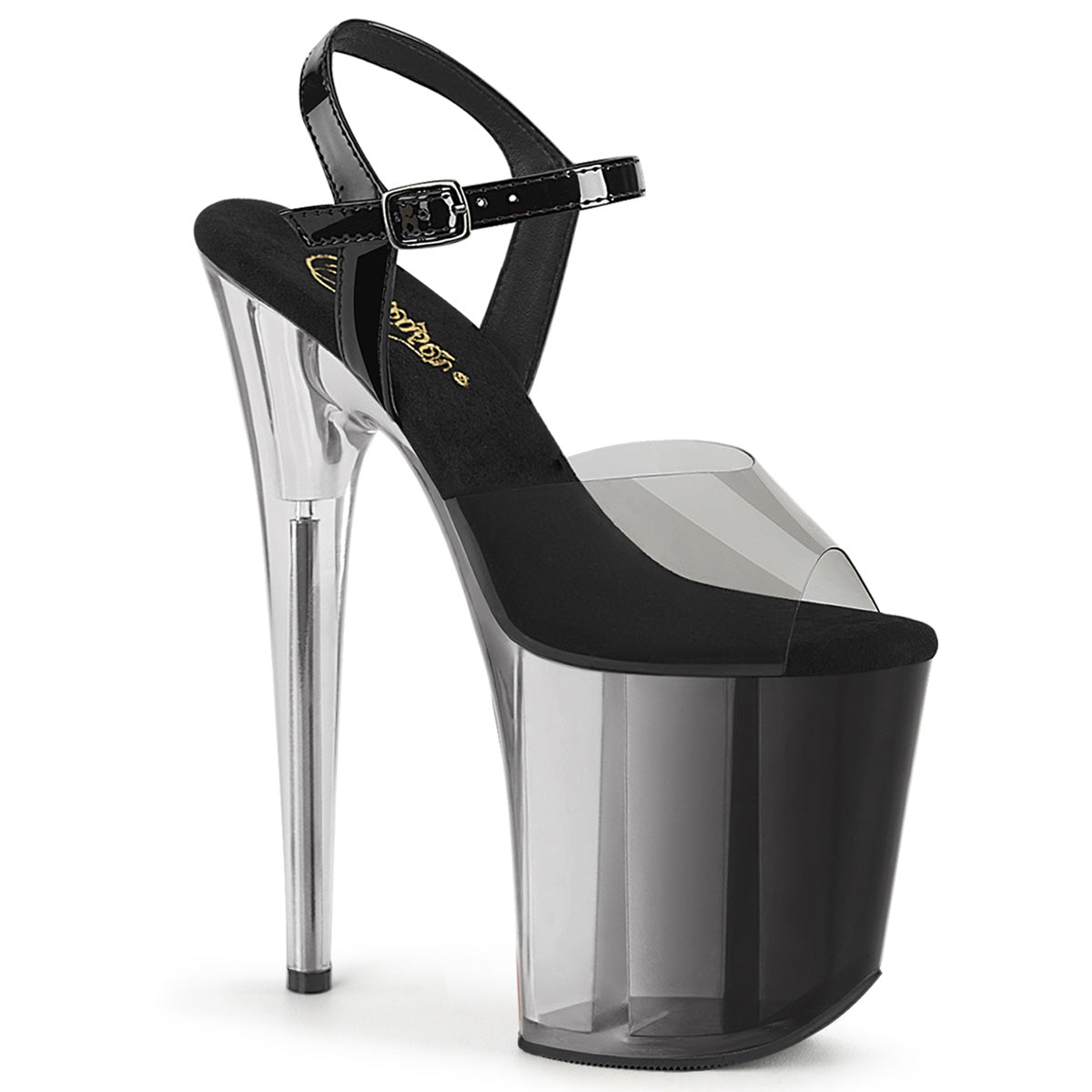 Pleaser Flamingo-808T-1 Platform Ankle Strap Sandal