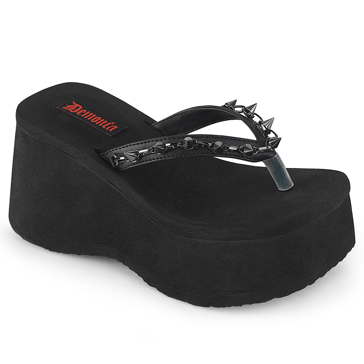 Demonia Funn-35 Platform Thong Sandal