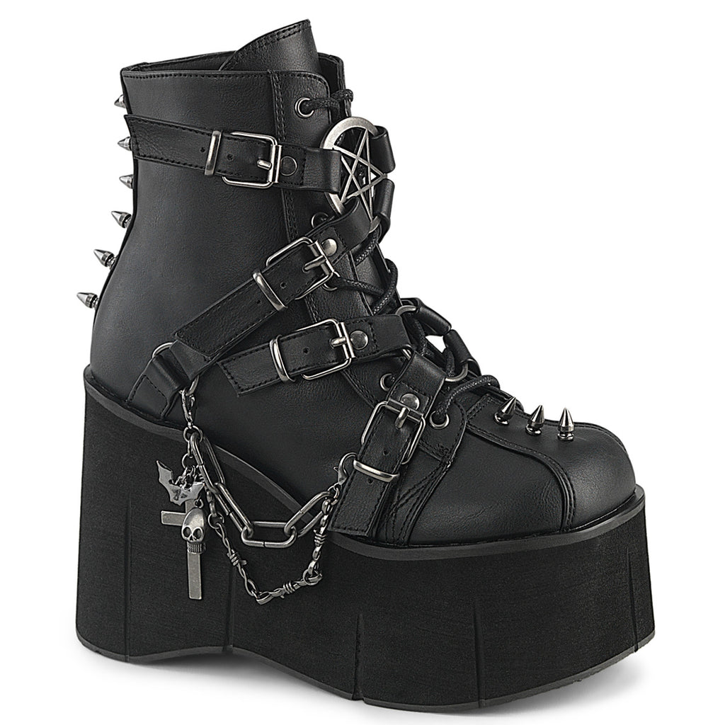 Demonia Kera-68 Lace-Up Front Ankle Boot