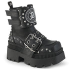 Demonia Wrath-58 Square-Toe Platform Ankle Boot