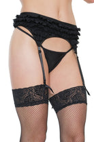 Coquette 1014 Ruffle Mesh Garter Belt