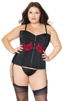 Coquette 20309 Fully Boned Corset With Scallop Lace