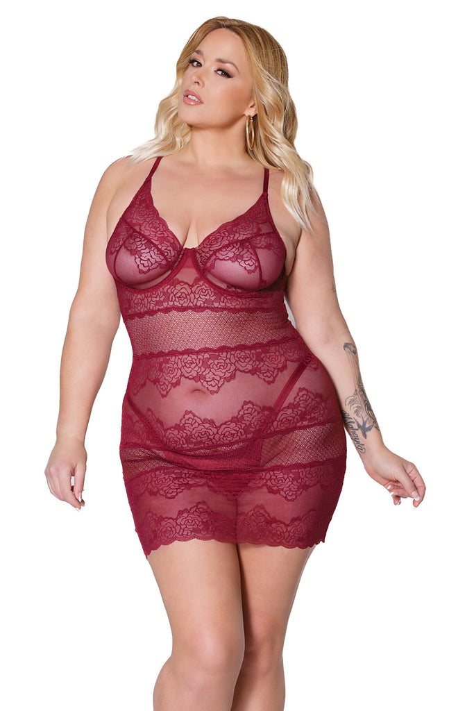 Coquette 22311 Chemise With Underwire Cups