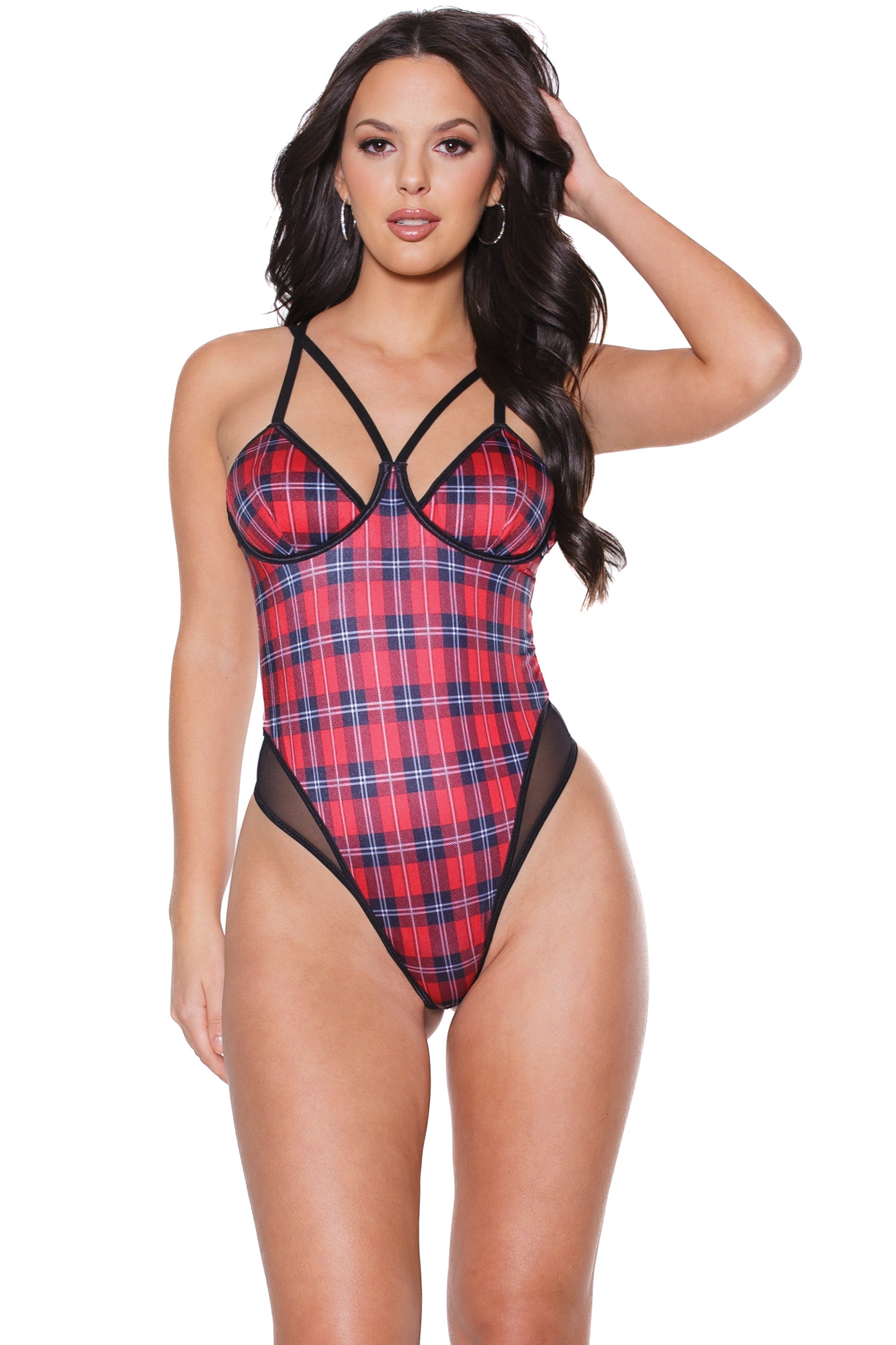 Coquette 22320  Teddy  Red Plaid