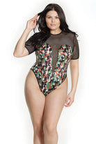 Coquette 2568 High Cut Camo Teddy