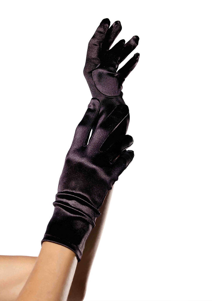 Leg Avenue  Wrist Length Satin Gloves  2B