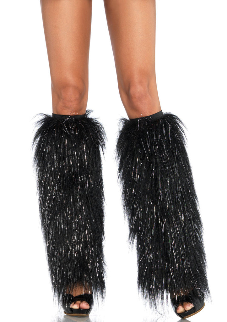 Leg Avenue  Furry Lurex Leg Warmers  3923