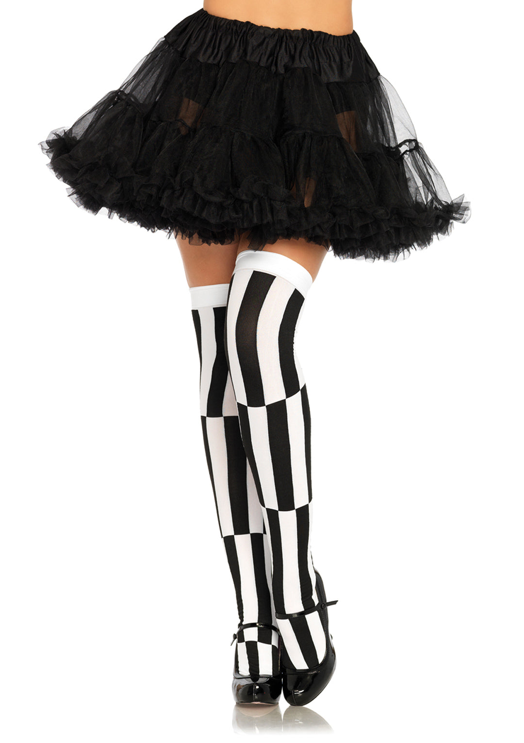 Leg Avenue  Woven Opaque Optical Illusion Stockings  6340