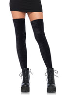 Leg Avenue  Crushed Velvet Thigh Hi Stockings  6346