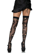 Leg Avenue  Sugar Skull Net Thigh Hi Stockings  6626