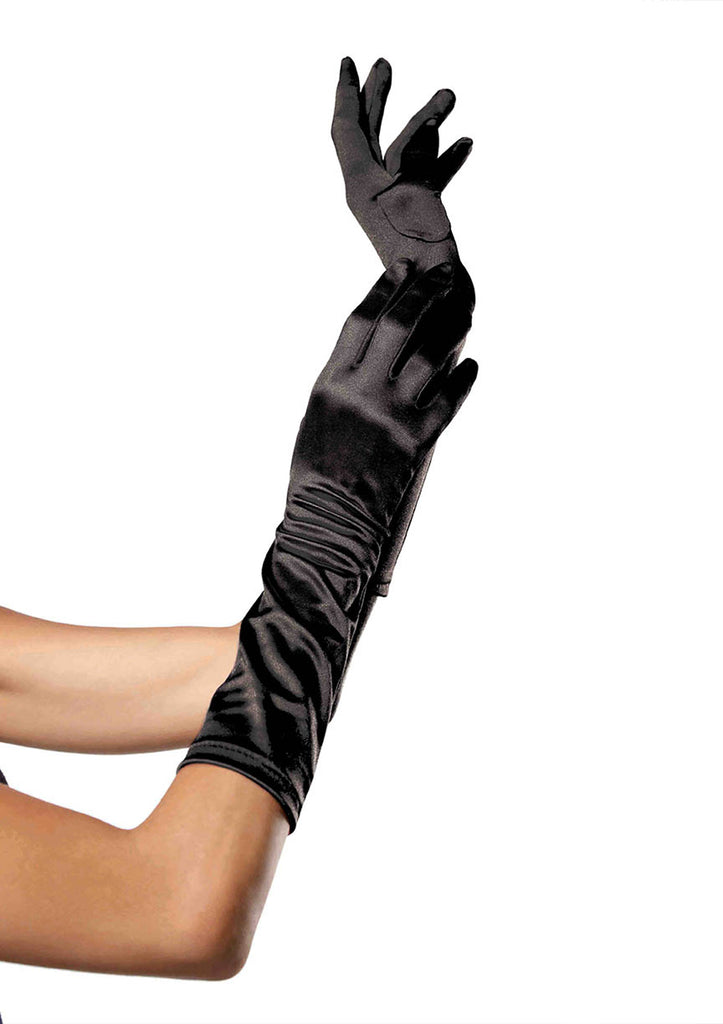 Leg Avenue  Elbow Length Satin Glove  8B