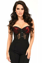 Daisy Sheer Lace Underwire Corset LV-395