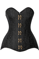 Daisy TD-1193 CURVY Brocade Double Steel Boned Overbust Corset