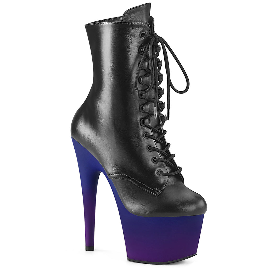 Pleaser Adore-1020BP Platform Lace-Up Ankle Boot