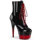 Pleaser Adore-1020BR-H Two Tone Ankle Boot