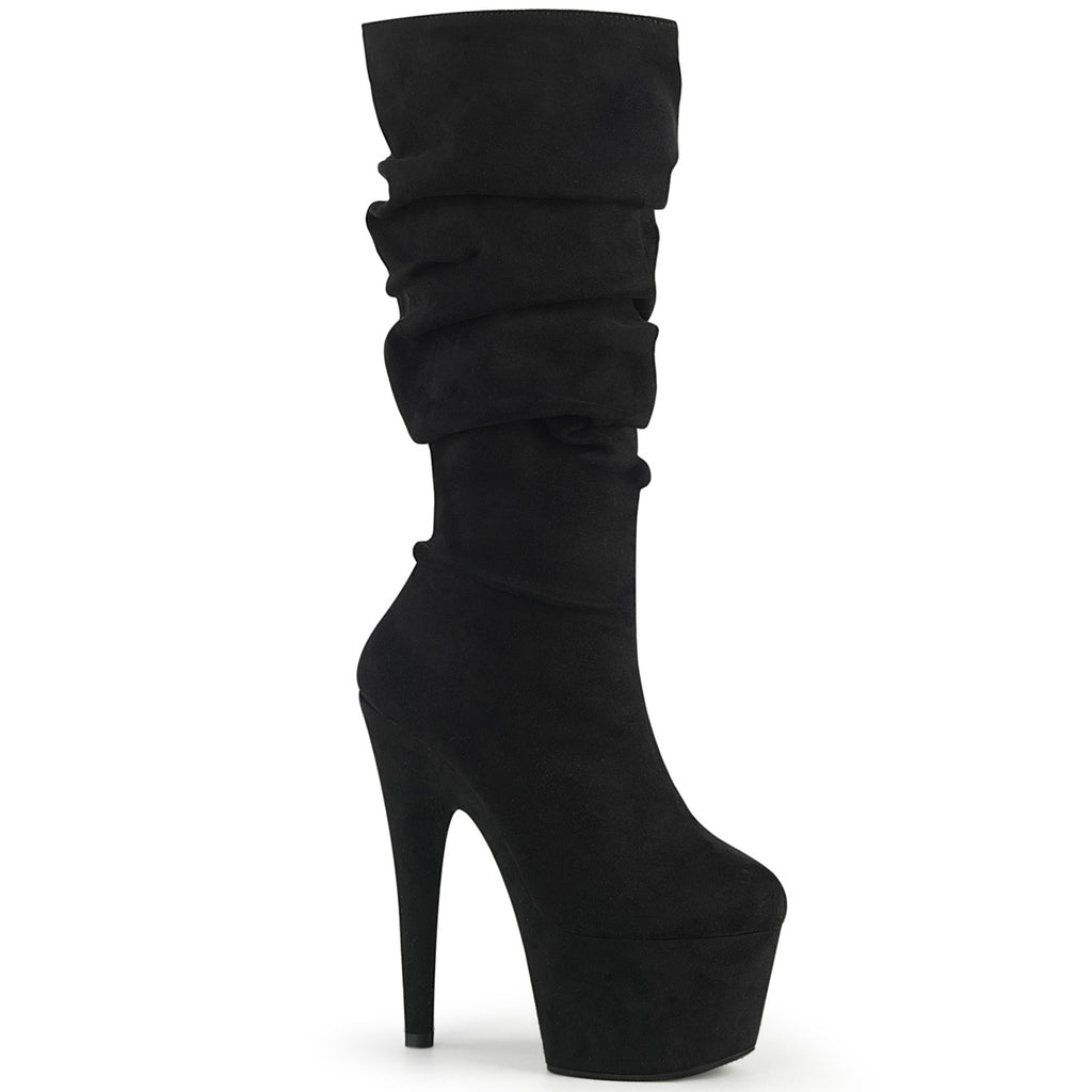 Pleaser Adore-1061 Platform Slouch Mid-Calf Boot