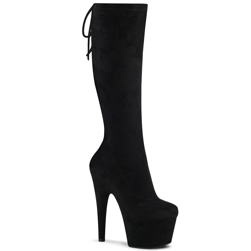 Pleaser Adore-2008 Stretch Pull-On Knee Boot