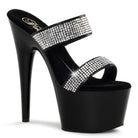 Pleaser Adore-702-2 Stiletto Two-Band Platform Slide W/RS Straps