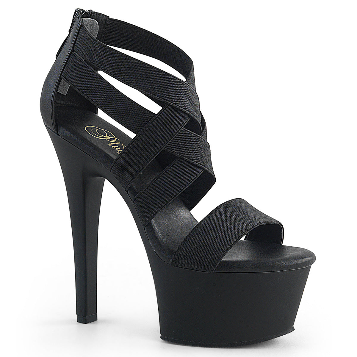 Pleaser Aspire-669 Double Criss Cross Sandal