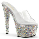 Pleaser Stripper Shoes Bejeweled-701MS Rhinestone Slide