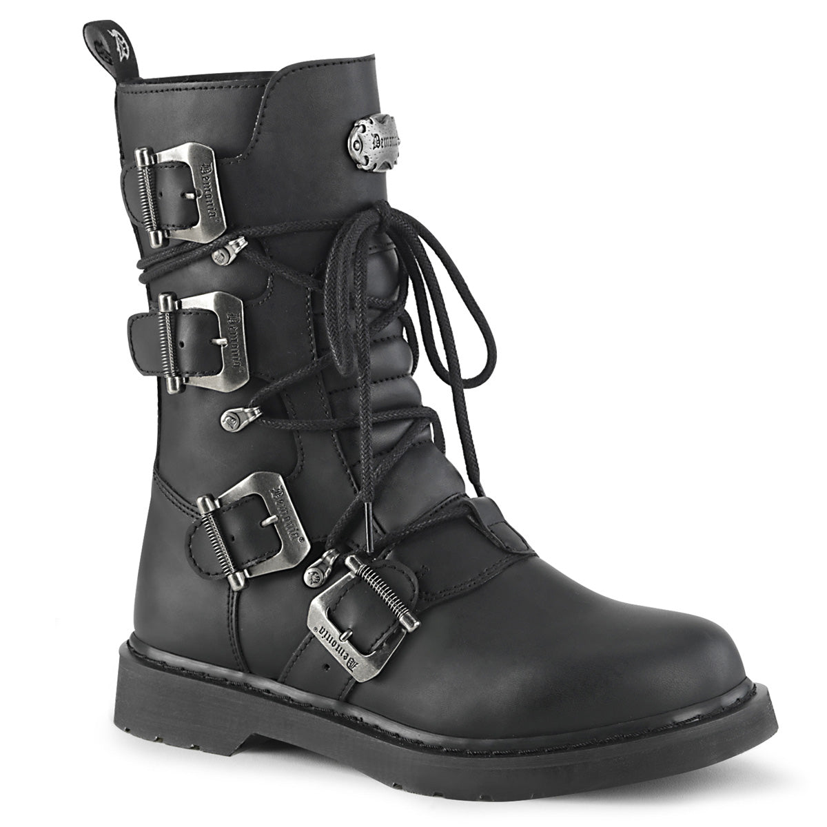 Demonia Bolt-265 Unisex Mid-Calf Combat Boot