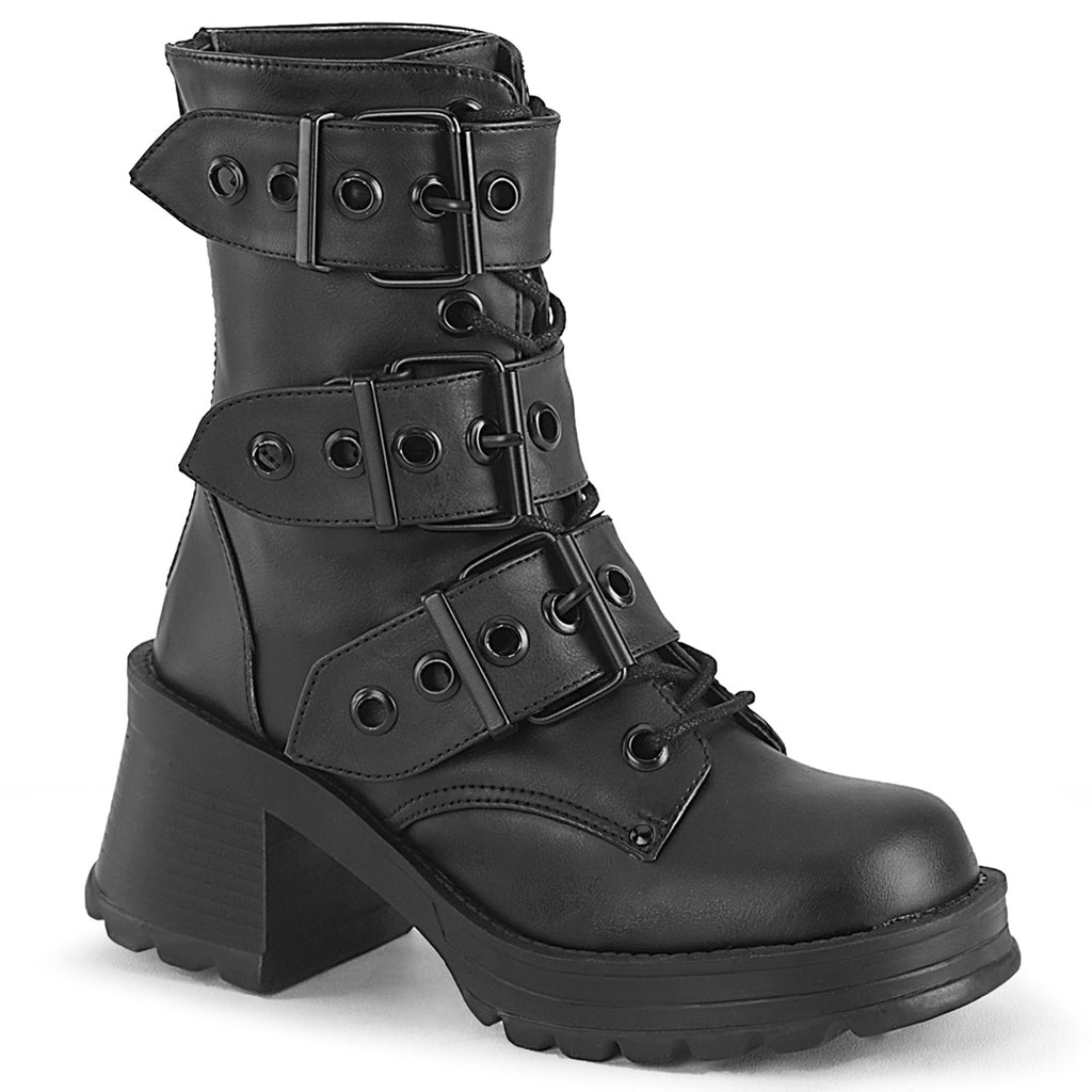 Demonia Bratty-118 Lace-Up Ankle Boot