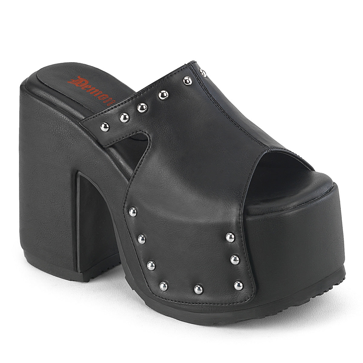 Demonia Camel-109 Platform Slide With Studs