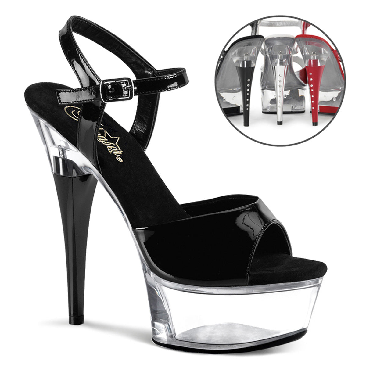 Pleaser Captiva-609 Sexy Platform Sandal