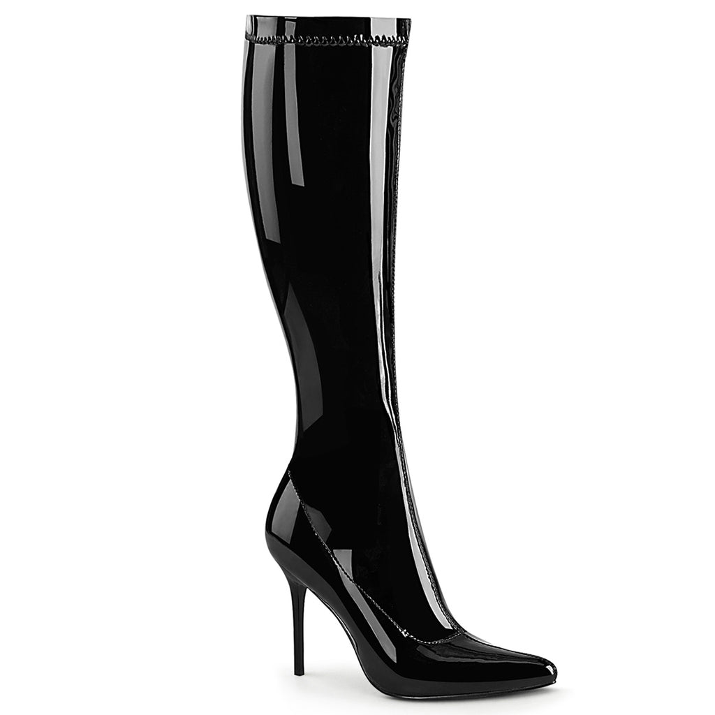 Pleaser Classique-2000 Stretch Knee High Boot