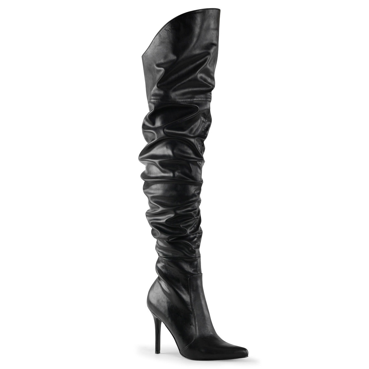 Pleaser Classique-3011 Thigh High Scrunch Boot