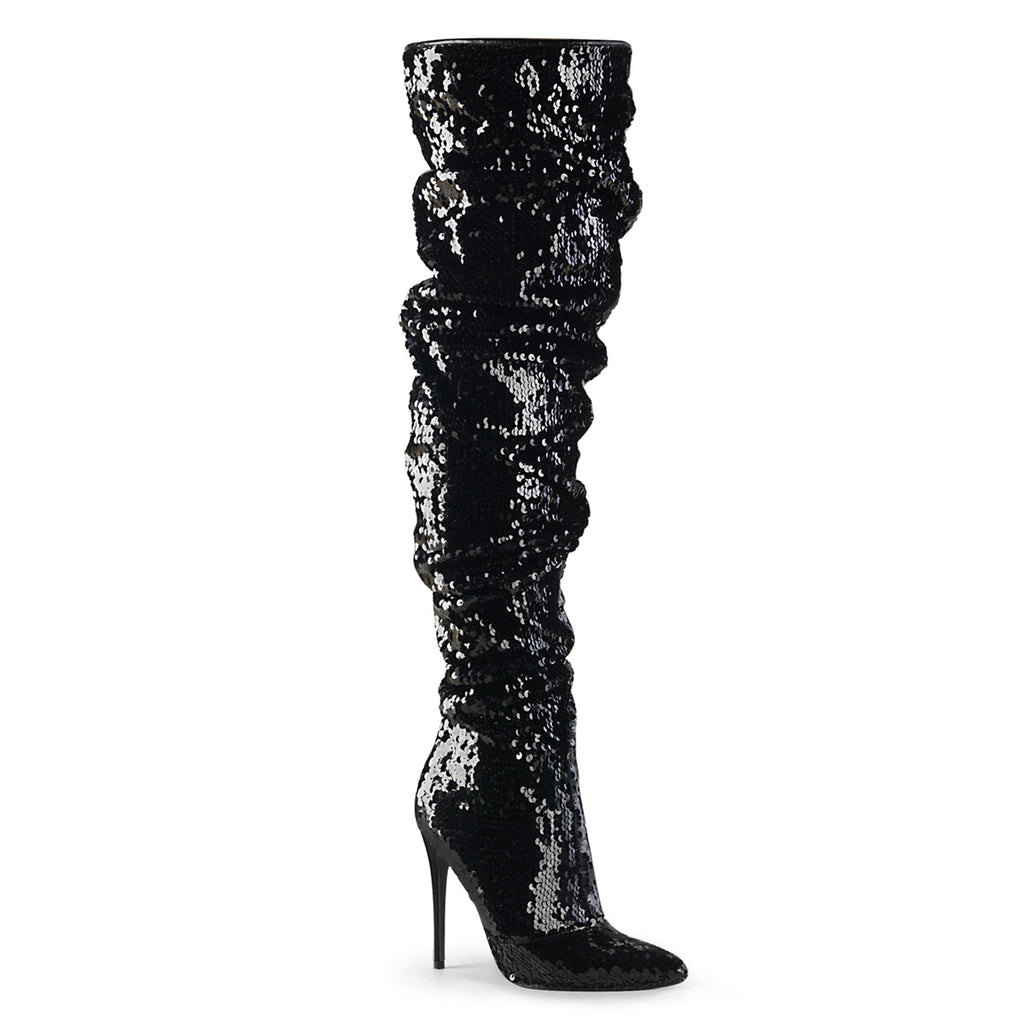 Pleaser Courtly-3011 Over-the-Knee Boot