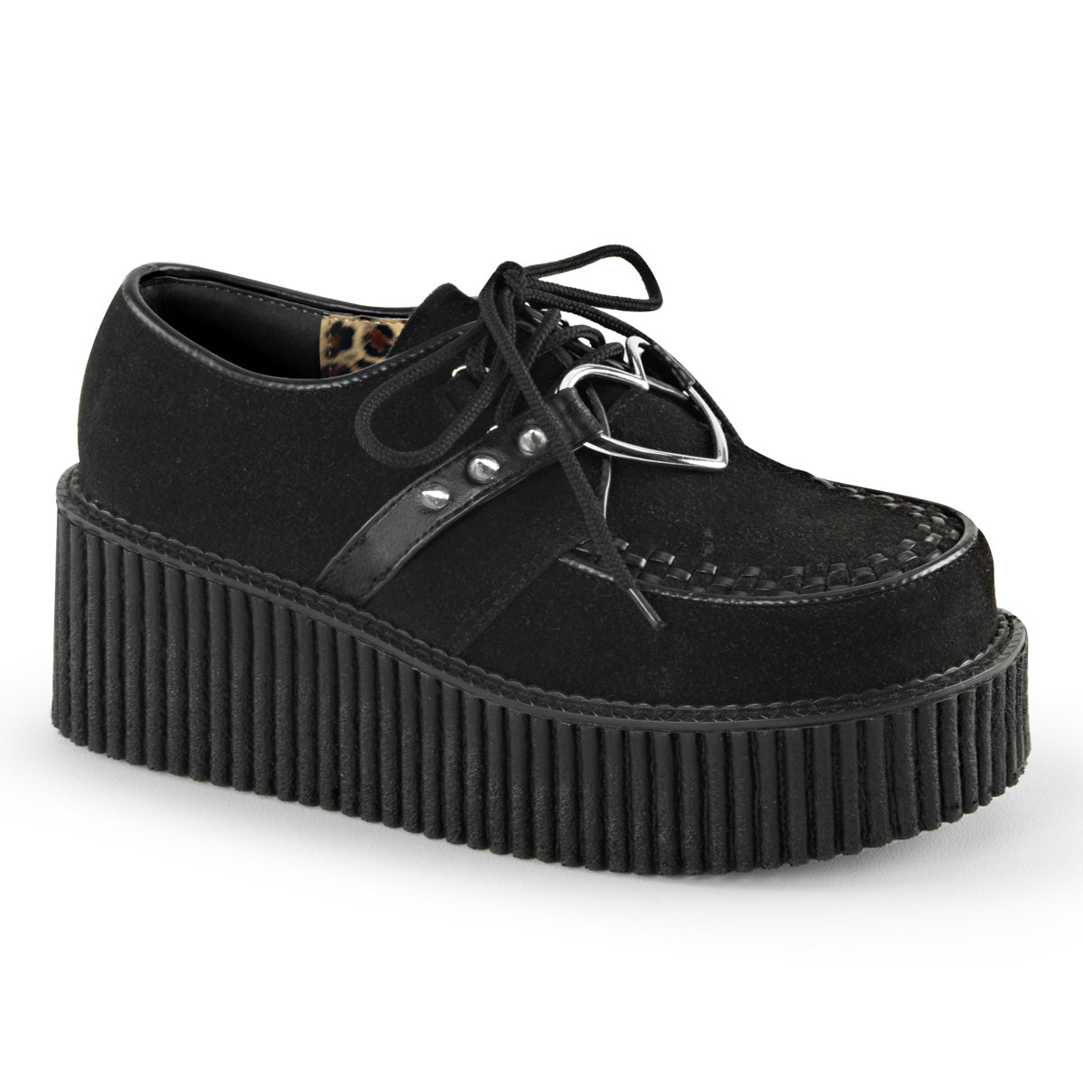 Demonia Creeper-206 Platform Studded Straps Creeper