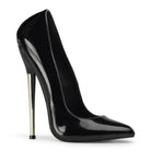 Pleaser Dagger-01 Solid Brass Heel Plain Pump