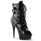 Pleaser Delight-1033 Ankle Boot With Buckle Straps