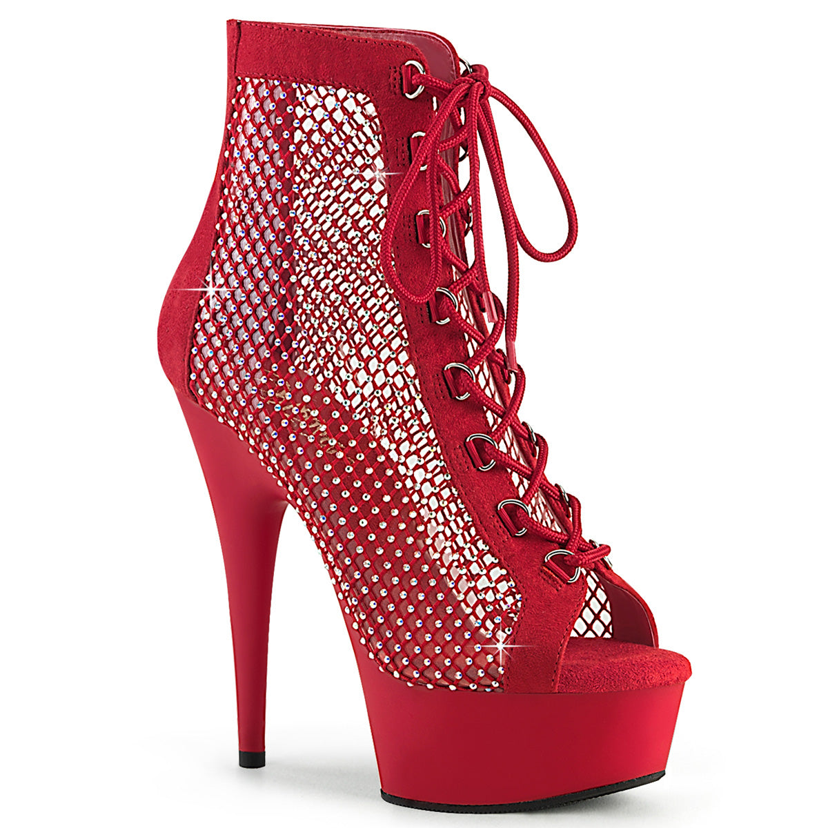 Pleaser Delight-600-33RM Platform Ankle Boot