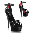 Pleaser Delight-662 Strappy Corset Style Platform Heel