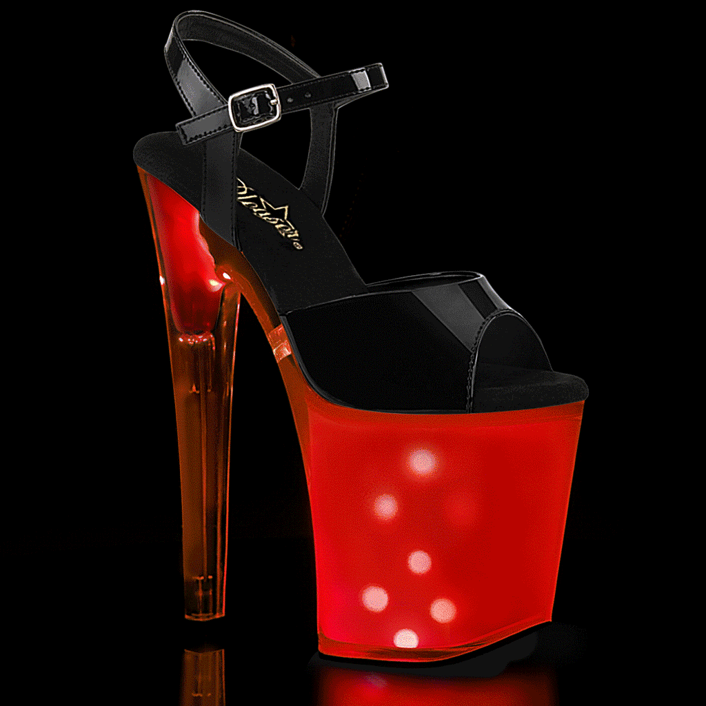 Pleaser Discolite-809 LED Platform Exotic Stripper Heels