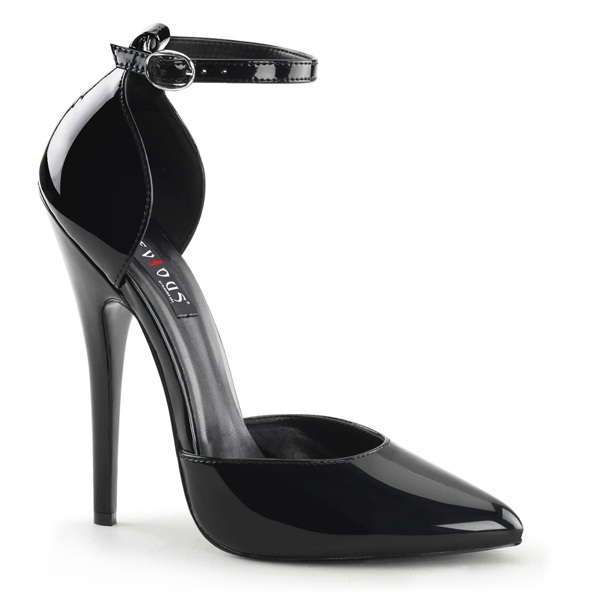 Pleaser Domina-402 Ankle Strap D'Orsay Pump