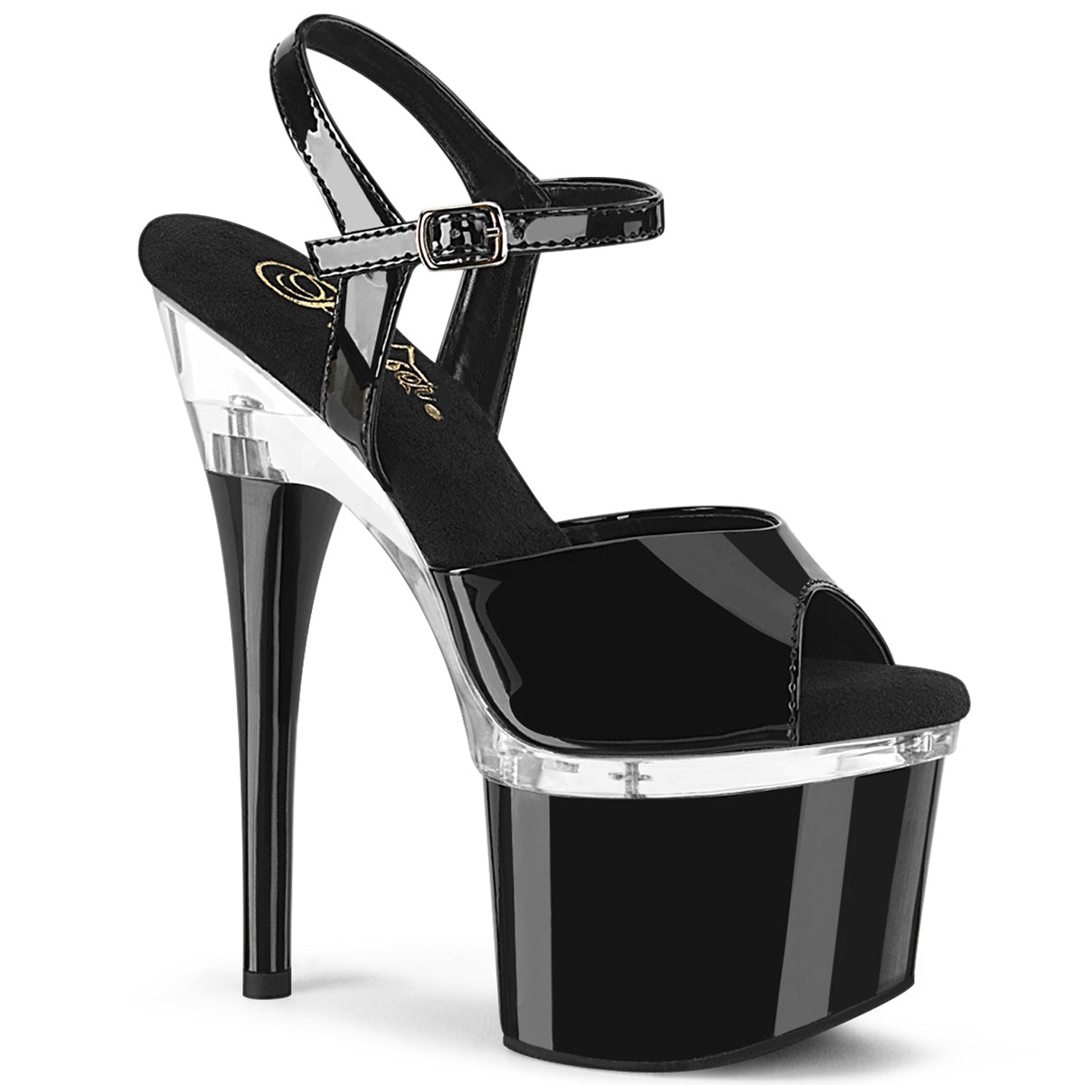 Pleaser Esteem-709 Platform Ankle Strap Sandal