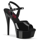 Pleaser Excite-609 Platform Comfort Width Ankle Strap Sandal