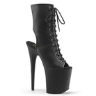 Pleaser Flamingo-1016 Peep Toe Open Heel Ankle Boot