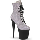 Pleaser Flamingo-1020RS Lace-Up Front Ankle Boot