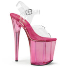 Pleaser Flamingo-808T Tinted Ankle Strap Sandal