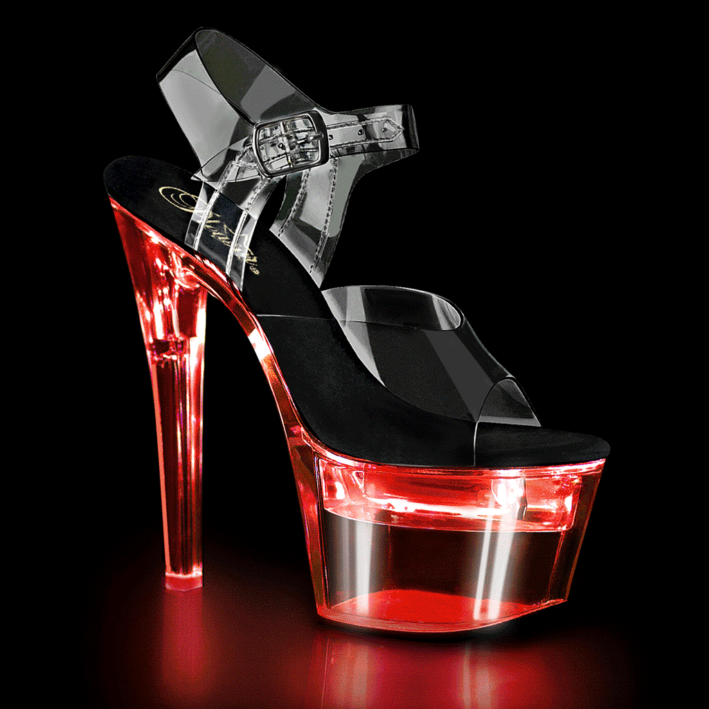 Pleaser Stripper Shoes Flashdance-708 Chargeable Sandal