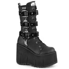 Demonia Kera-110 Platform Lace-Up Mid-Calf Boot