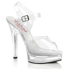 Pleaser Majesty-508 Comfort Width Ankle Strap Sandal